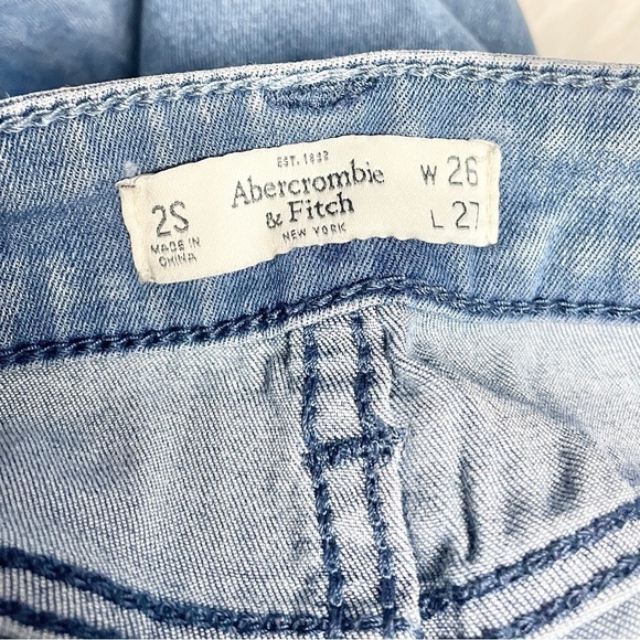 Abercrombie & Fitch Super Stretch Jean Leggings Light Wash Jeggings Size 2S - Picture 6 of 6